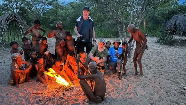 Padler med flodhester