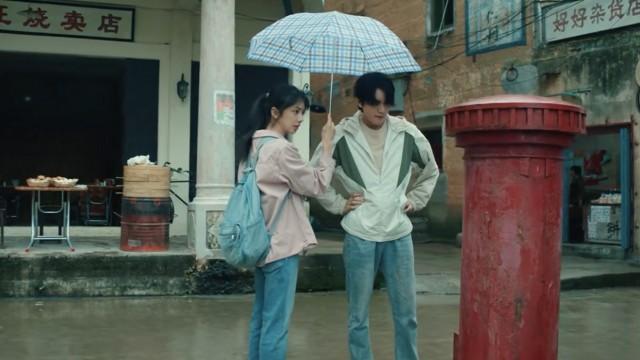 I want to give you a sunny day, but I only have an umbrella woven from storm clouds