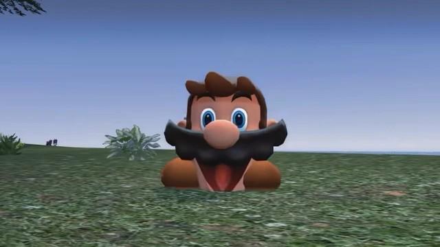 Mario Reacts to Nintendo Memes While Stranded on an Island