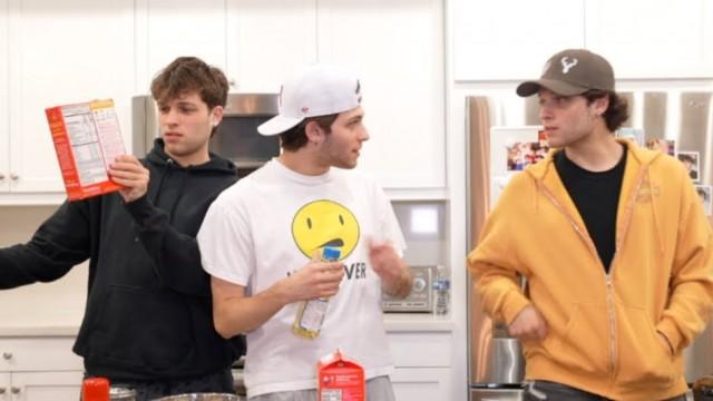 Surprising Nick with breakfast at midnight!!!