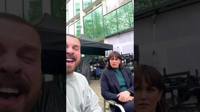 Backstage mit dem neuen Team aus Frankfurt