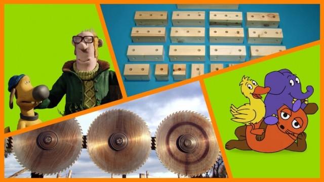 Supermarkt aus Holzbausteinen Aus Bausteinen | Zwei-Minuten-Märchen: Wald der verlorenen Dinge | Fliegende Säge | Shaun das Schaf: Der Drachenflieger