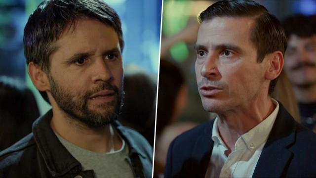 Max irrumpe en la disco para enfrentar a Manuel