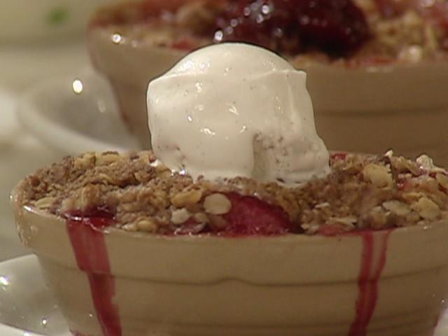 Planting Urns; Rhubarb Crisp; Outdoor Swing; Washing Windows