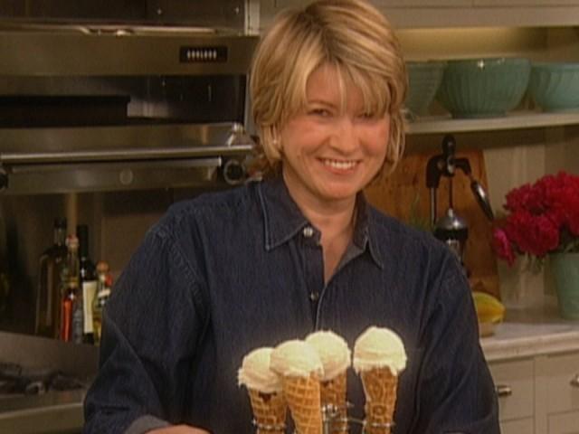 Sarsaparilla Float; Old-Fashioned Vanilla Ice Cream