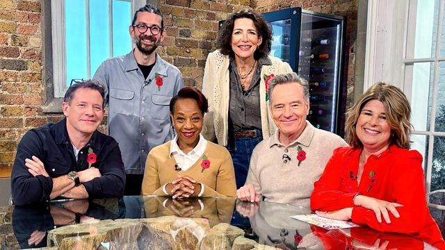 Matt Tebbutt, John Chantarasak, Thomasina Miers, Daisy Terry, Bryan Cranston, Marianne Jean-Baptiste and Helen McGinn