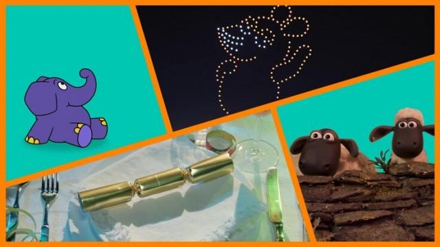 Wie werden Tischfeuerwerk und Knallbonbons hergestellt? | Zwei-Minuten-Märchen: Die kleine Geschichtenerfinderin | Drohnenshow | Shaun das Schaf: Blackout