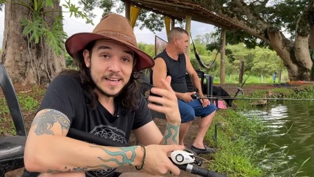 Levei um COVEIRO pra pescar 