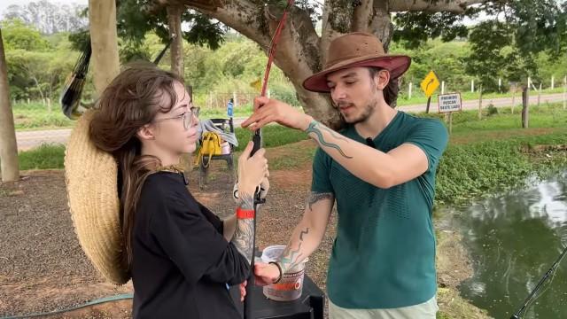 LUMA pescando e falando sobre a vida