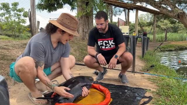 BELLIZIO pescando e falando sobre a vida