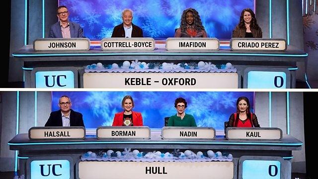 Christmas 2025: Keble College, Oxford v Hull