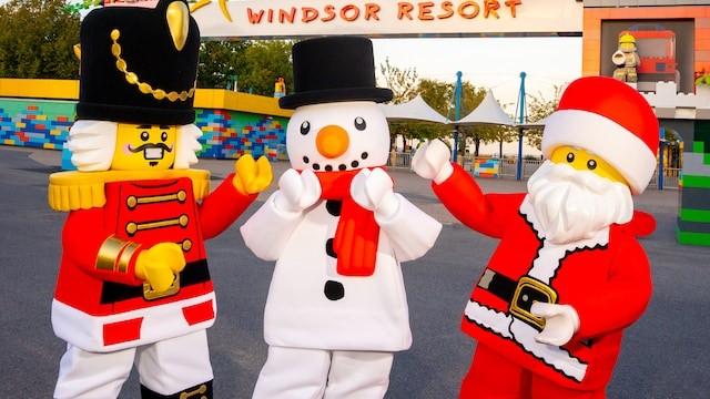 Inside Legoland at Christmas