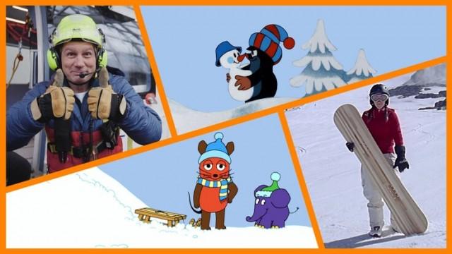 Gondelrettung: Wie können Menschen aus einer Gondel gerettet werden? | Maulwurf und der Schneemann | Snowboard: Wie wird ein Snowboard hergestellt? | Shaun das Schaf: Winter-Olympiade