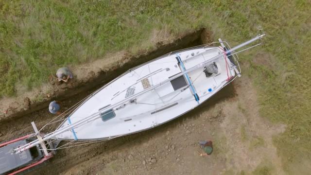 Secluded Sailboat Sanctuary