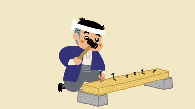 ▽バナナのバ ▽10本アニメ 10本マン