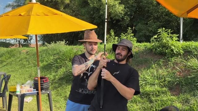 LEVEI o LEO SANTI Pra pescar e falar da vida 