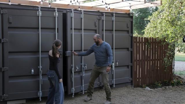 Shipping Container Into Instant Backyard Retreat