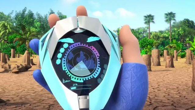 Evil Bear In Desert Forest