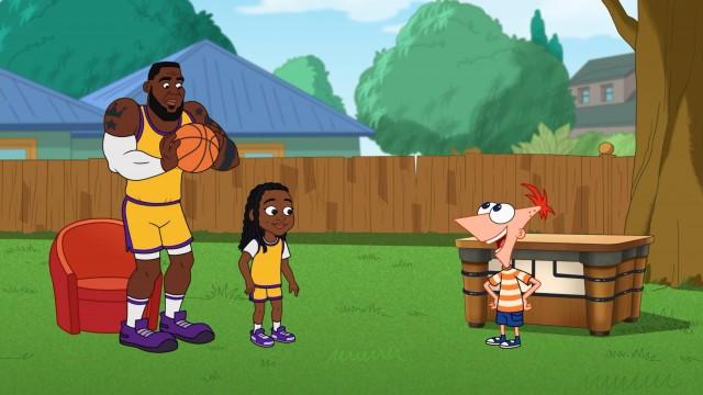 LeBron and Zhuri James