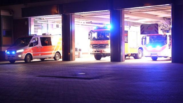 Bewusstloser Mann in brennender Wohnung