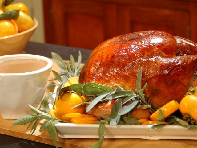 Thanksgiving: Brined and Roasted Turkey