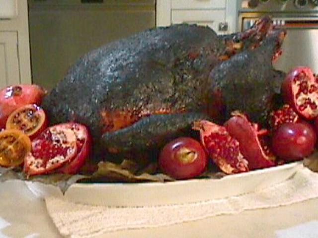 Thanksgiving: Black-Lacquered Turkey