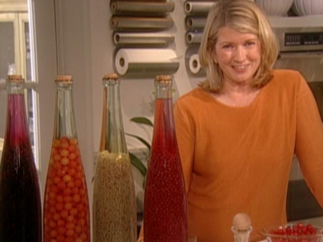 Hors d'oeuvres: Gravlax, Blini; Flavored Fruit Vodka