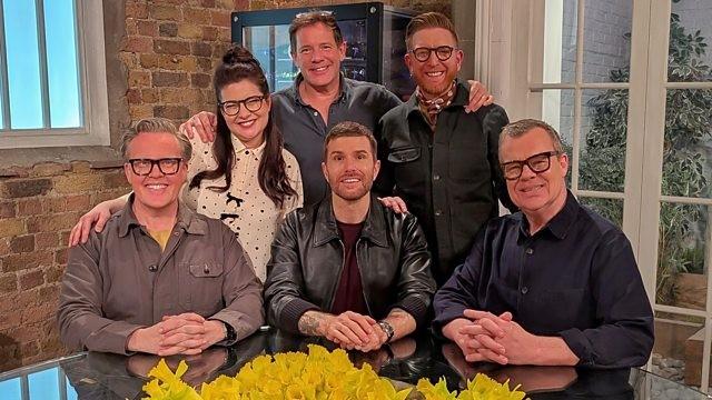 Matt Tebbutt, Jeremy Lee, Paul A Young, Roberta d'Elia, Olly Smith, Joel Dommett