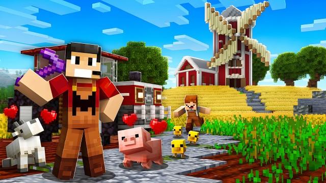 The Largest Wheat Farm in Minecraft
