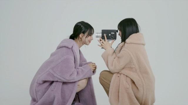아우디즈의 오늘 화보 케미 점수는? | aespa KARINA & GISELLE Harper's BAZAAR Photoshoot Behind