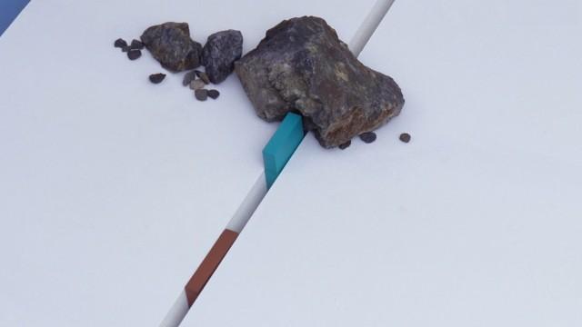 ▽まっすぐ板のスキマー ナガシカキー