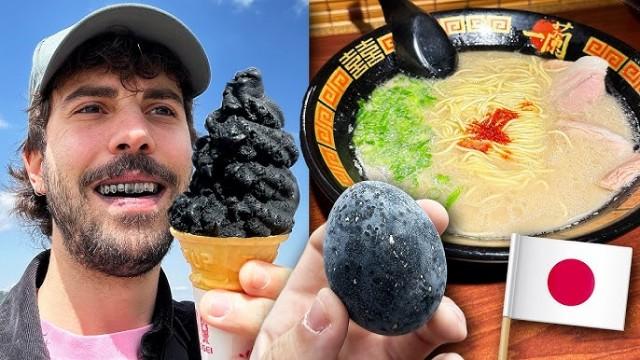 GELATO NERO, UOVO NERO e il PRIMO RAMEN! - GiappoNels