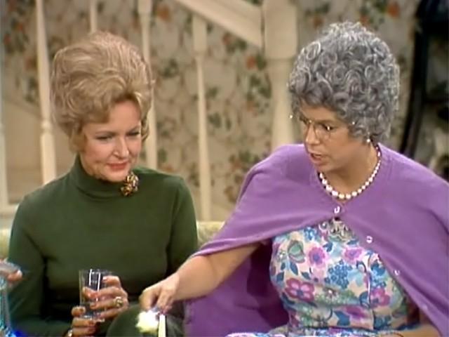 with Betty White