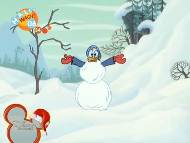 Paperino esplosivo: Il pupazzo di neve
