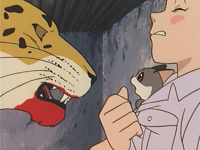 Un leopardo e due guerrieri