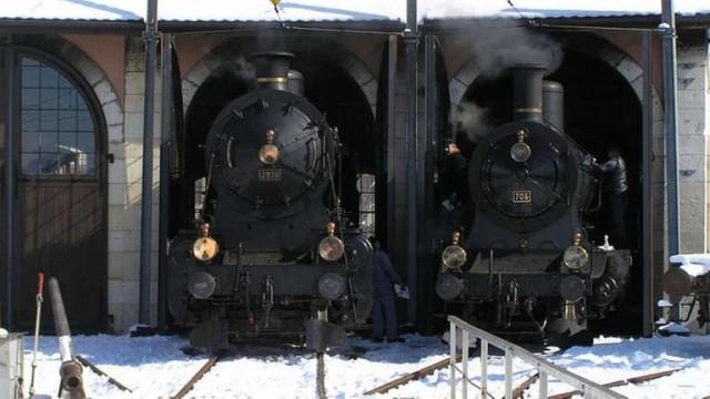 Ein Schweizer Wintermärchen - Dampfdinos in der Jurasonne (3)