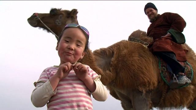 Jurttakyliä ja villihevosia Mongolian maaseudulla