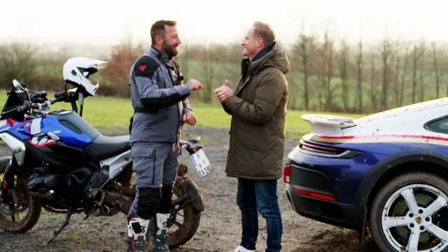 Andreas sucht deutschen Klassiker für Zwillinge | Auto vs. Motorrad - Porsche 911 Dakar vs. BMW GS | Garage Brothers: Automythen extrem