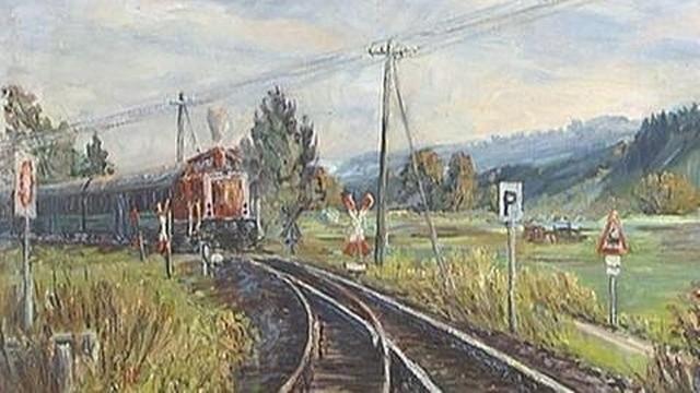 Gleise in die Ferne - Pinsel, Stift und Eisenbahn