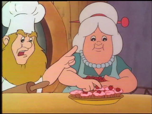 La tieta Àgatha fa de cuinera
