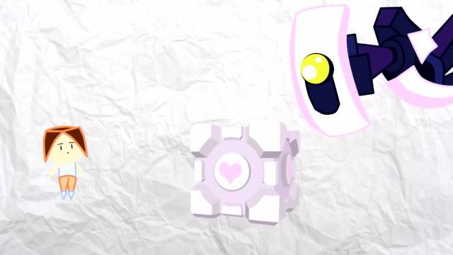 Portal's Companion Cube has a Dark Secret