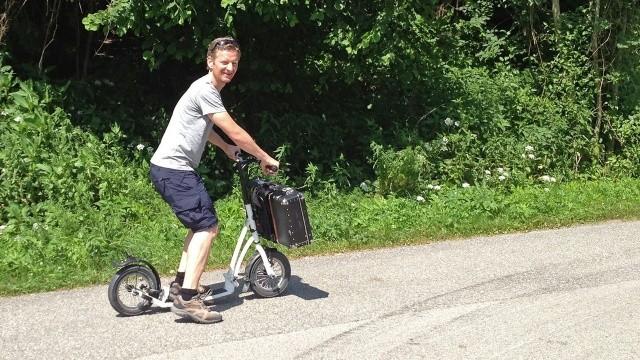 Mit dem Roller an der Donau (1)