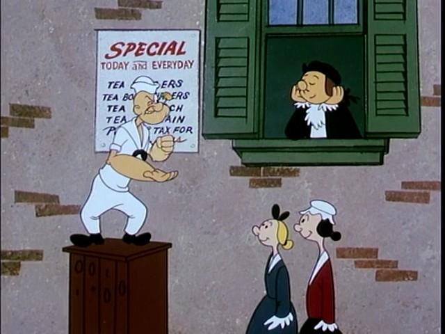 Popeye trouve le thé à son goût