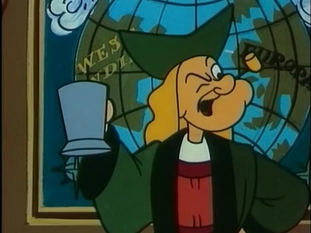 Popeye joue les Christophe Colomb