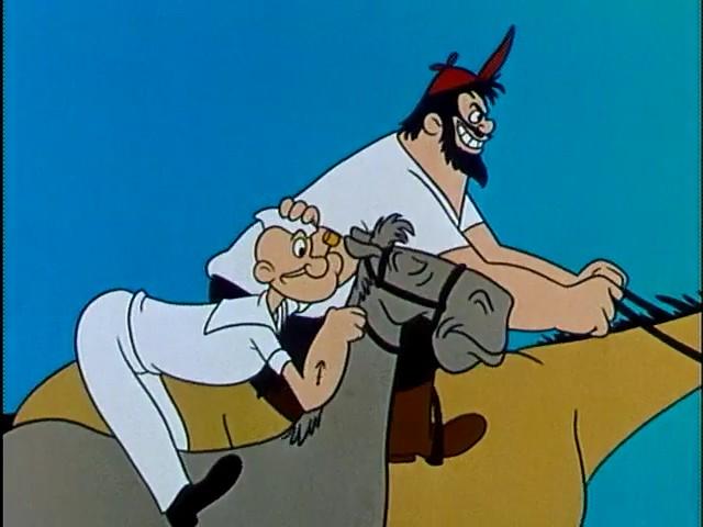 Quand Popeye joue les Jockeys