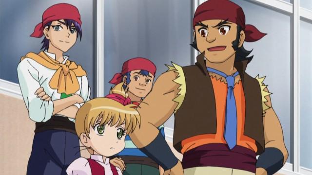 Fluttering Pirate Flag in Miyaji