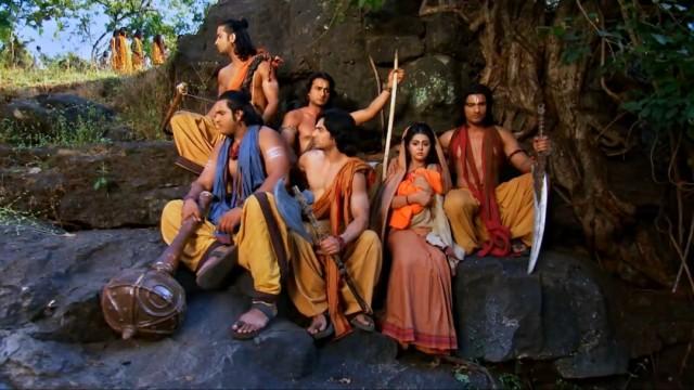 Pandavas enter Hidimba's jungle