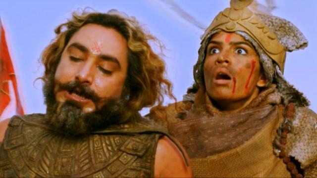 Shakuni stabs Shikhandini