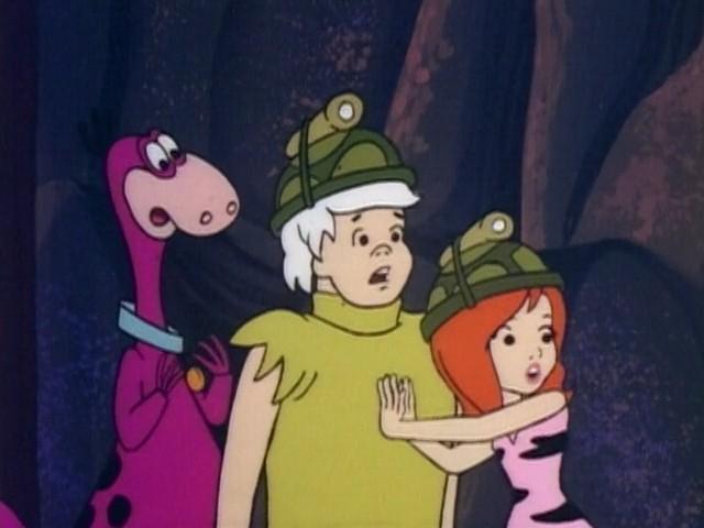The Hideous Hiss of the Lizard Monster [Pebbles, Dino & Bamm-Bamm]