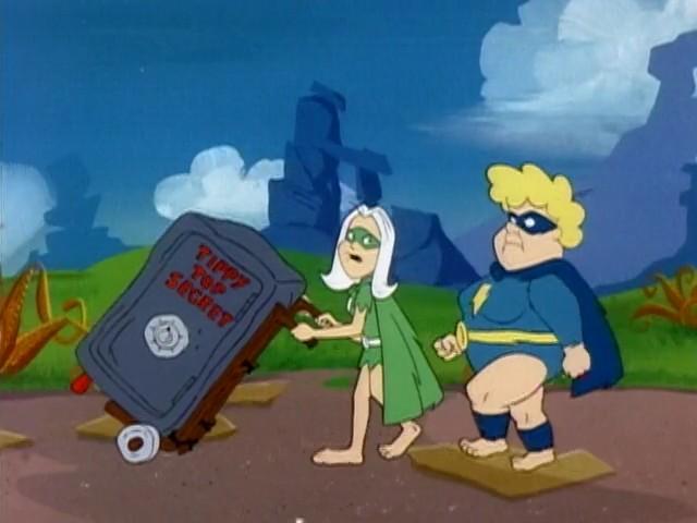 Stormfront and Weathergirl [Captain Caveman]